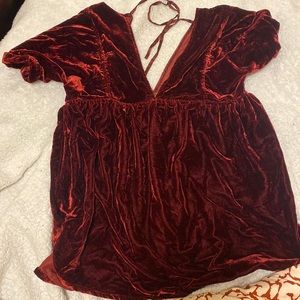 Free people velvet dress